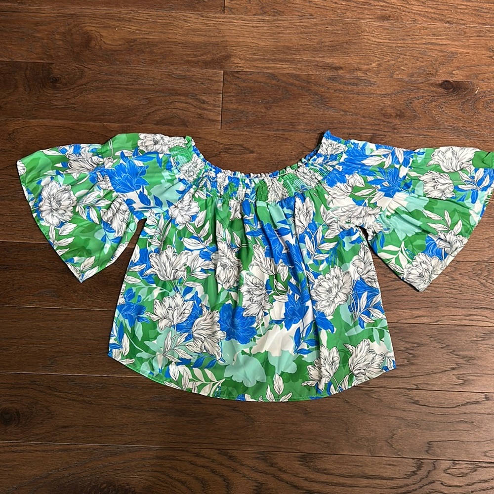 Floral Off-Shoulder Blouse